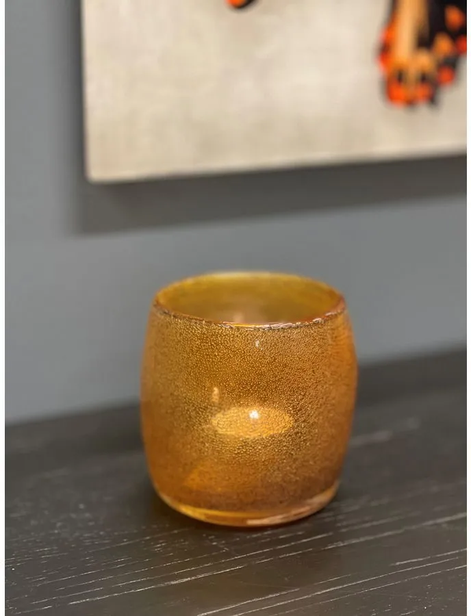 Ljuslykta Rosanne med Bubbeleffekt 9,5 cm, Brons