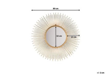 Cilly Spegel 76 cm - Guld - Products - Inredning - Spegel - Hallspegel