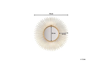 Cilly Spegel 76 cm - Guld - Products - Inredning - Spegel - Hallspegel