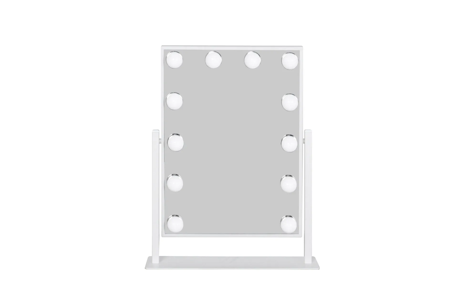 Glow Liten Sminkspegel på fot 36,5 cm med LED Belysning/Lampor Holywood spegel