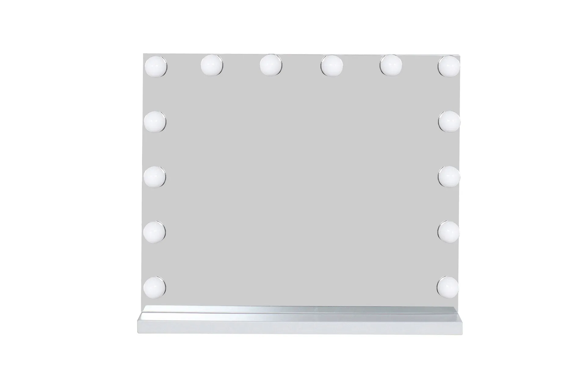 Glow Sminkspegel på fot 50 cm med LED Belysning/Lampor Hollywood spegel