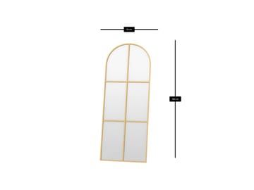 Kavor Golvspegel 70x180 cm - Guld - Products - Inredning - Spegel - Golvspegel