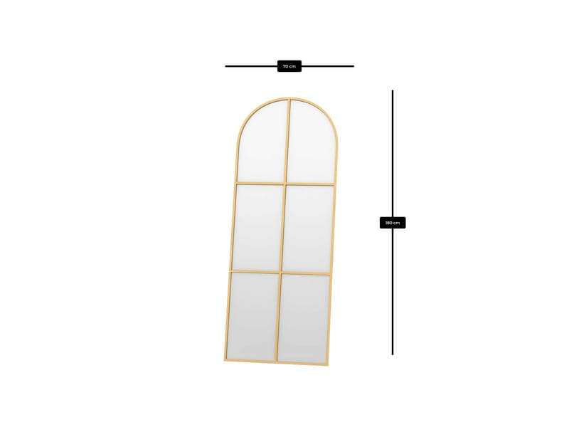 Kavor Golvspegel 70x180 cm - Guld - Products - Inredning - Spegel - Golvspegel