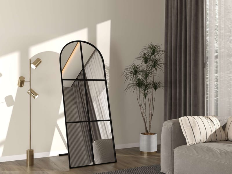 Kavor Golvspegel 70x180 cm - Svart - Products - Inredning - Spegel - Golvspegel