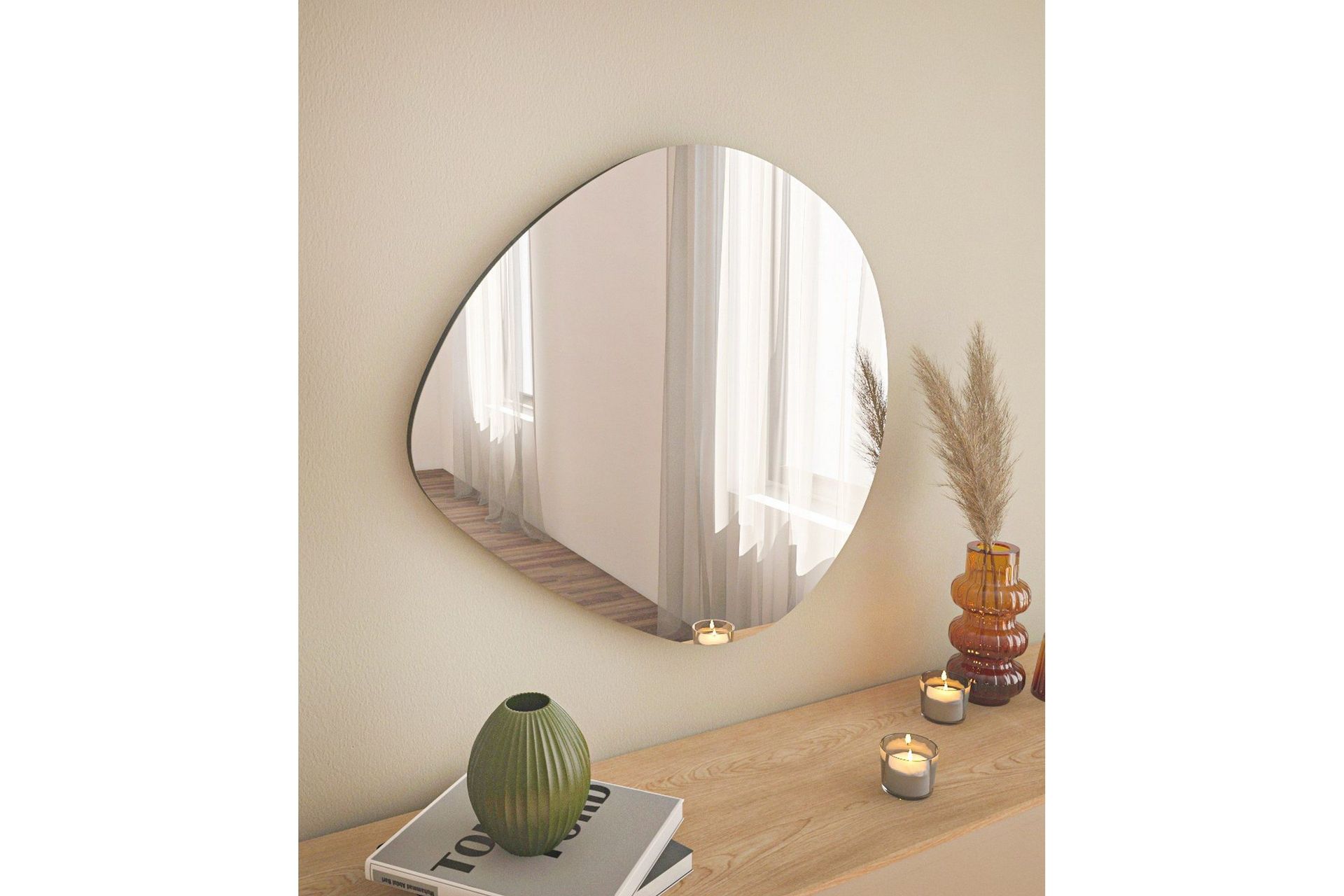 Omilo Spegel 60 cm Asymmetrisk