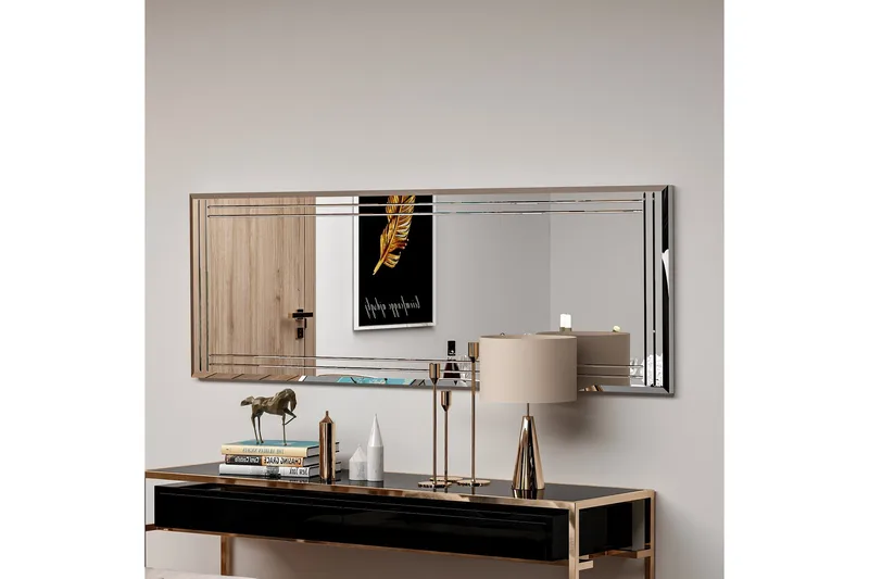 Pauli Spegel 40 cm Rektangulär - Vit - Products - Inredning - Spegel - Hallspegel