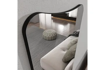 Spegel Vitros Svart - Svart - Products - Inredning - Spegel - Golvspegel