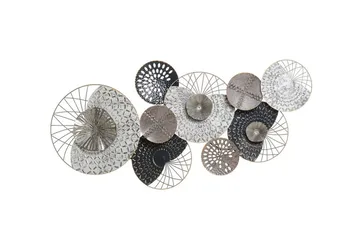 Cesium Väggdekoration - Silver/Svart - Products - Inredning - Tavlor & posters - Canvastavla
