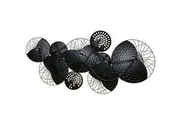 Cesium Väggdekoration - Silver/Svart - Products - Inredning - Tavlor & posters - Canvastavla