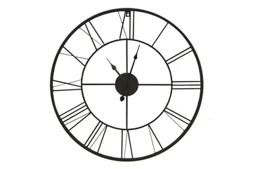 Black klocka - 60x60 cm - Products - Inredning - Väggdekor - Väggklocka & väggur