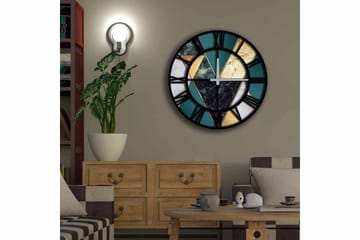 Diyadin Dekorklocka 50 cm Rund - Flerfärgad - Products - Inredning - Väggdekor - Väggklocka & väggur