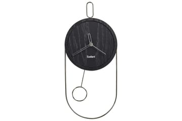 Pendelur Sierre Svart/Silver - Svart/Silver - Products - Inredning - Väggdekor - Väggklocka & väggur - Urverk till väggklocka