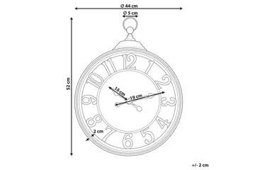 Väggklocka Alloza - Products - Inredning - Väggdekor - Väggklocka & väggur - Urverk till väggklocka