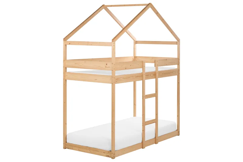 Fallon Våningssäng Två Liggplatser 90x200 - Ljust trä - Products - Möbler - Barnmöbler - Barnsäng & juniorsäng - Loftsäng barn