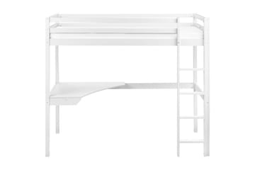 Högsäng med skrivbord Loury - Vit - Products - Möbler - Barnmöbler - Barnsäng & juniorsäng - Loftsäng barn