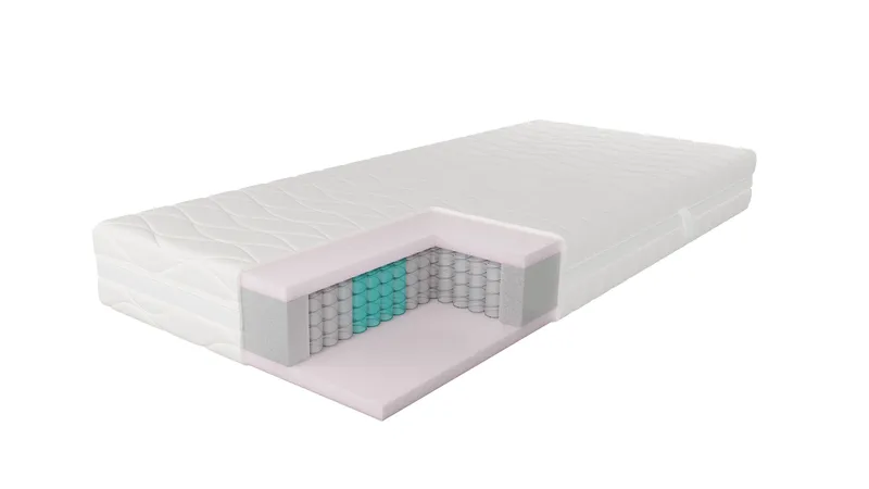 Hvila Lux Pocketresårmadrass 7 zoner med Tvättbar Klädsel 80x200 cm - Products - Möbler - Barnmöbler - Barnsäng & juniorsäng - Resårbotten barn & barn madrasser