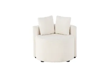 Kelso Barnsoffa Teddy - Vit - Products - Möbler - Barnmöbler - Barnsoffa