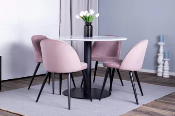 Admira Matgrupp med 4 Valeri Matstolar - Products - Möbler - Bord & matgrupp - Matgrupp