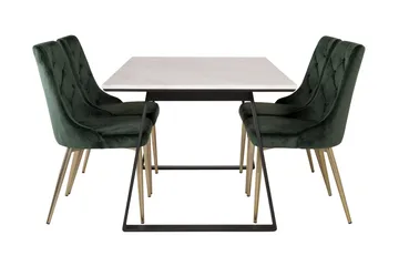 Admira Matgrupp med 4 Valerie Lyx Sammetsstol - Products - Möbler - Bord & matgrupp - Matgrupp