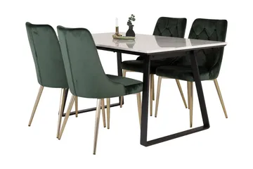 Admira Matgrupp med 4 Valerie Lyx Sammetsstol - Products - Möbler - Bord & matgrupp - Matgrupp