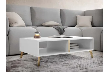 Akihiko Soffbord 100 cm - Vit - Products - Möbler - Bord & matgrupp - Soffbord