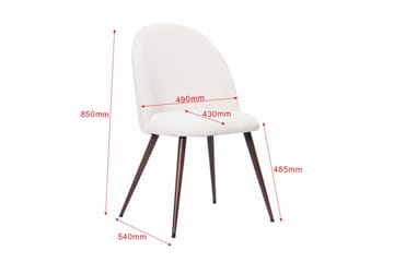 Alma Matgrupp 220 cm rektangulärt med 6 Nibe Plus Mastolar - Valnöt - Products - Möbler - Bord & matgrupp - Matgrupp