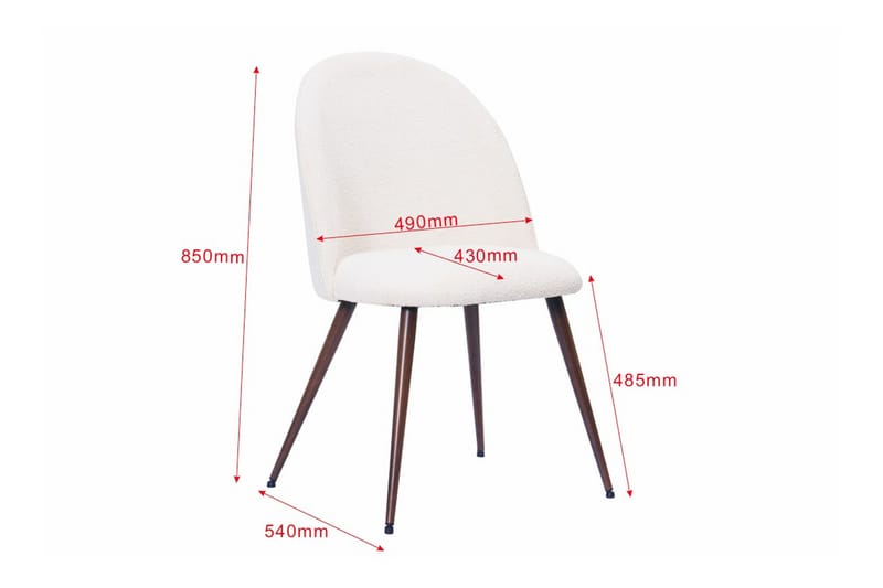 Alma Matgrupp 220 cm rektangulärt med 6 Nibe Plus Mastolar - Valnöt - Products - Möbler - Bord & matgrupp - Matgrupp