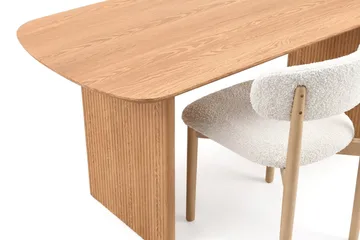 Alma Matgrupp rektangulärt 180 cm Ek med 6 Jaiveer Matstolar - Ek - Products - Möbler - Bord & matgrupp - Matgrupp