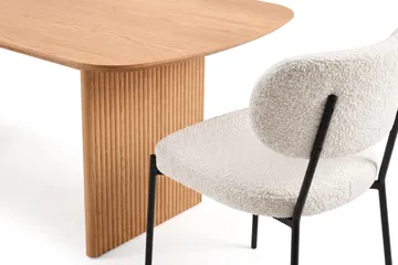 Alma Matgrupp rektangulärt 220 cm Ek med 6 Gemmiano Matstolar - Ek - Products - Möbler - Bord & matgrupp - Matgrupp