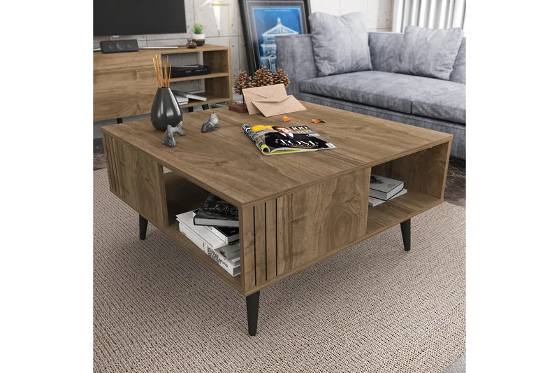Andifli Soffbord 89,6x46,5x89,6 cm - Brun - Products - Möbler - Bord & matgrupp - Soffbord
