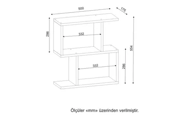 Asillane Sidobord/Förvaring Modern - Vit - Products - Möbler - Bord & matgrupp - Avlastningsbord & sidobord - Brickbord & småbord