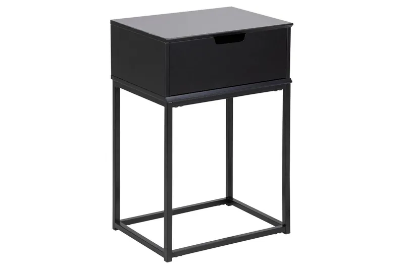 Azelia Sängbord 30 cm, Svart