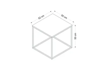 Basak Sidobord 52 cm - Valnöt - Products - Möbler - Bord & matgrupp - Avlastningsbord & sidobord - Brickbord & småbord