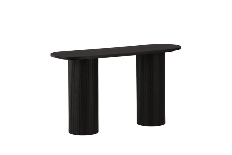 Bianca Sidobord 130x40x72 cm Oval - Svart - Products - Möbler - Bord & matgrupp - Avlastningsbord & sidobord - Brickbord & småbord