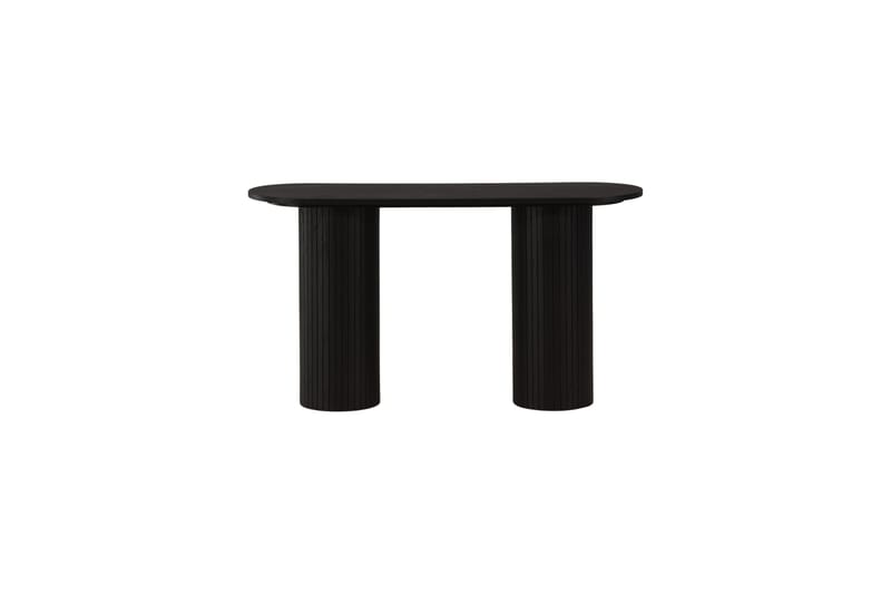 Bianca Sidobord 130x40x72 cm Oval - Svart - Products - Möbler - Bord & matgrupp - Avlastningsbord & sidobord - Brickbord & småbord