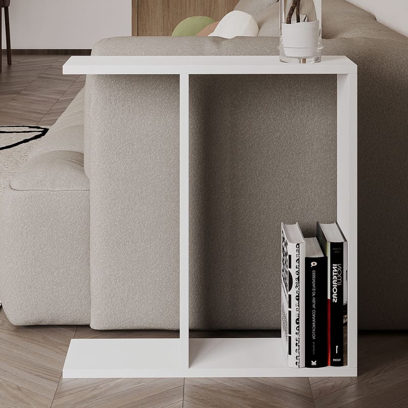 Bingdi Sidobord 60x60x60 cm - Vit - Products - Möbler - Bord & matgrupp - Avlastningsbord & sidobord - Brickbord & småbord