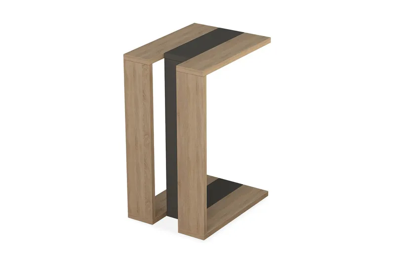 Decorta Sidobord - Ek/Mörkgrå - Products - Möbler - Bord & matgrupp - Avlastningsbord & sidobord - Brickbord & småbord