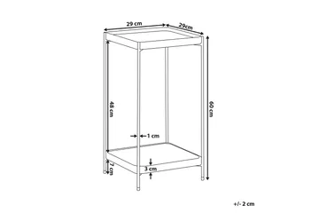 Dinari Sidobord - Guld - Products - Möbler - Bord & matgrupp - Avlastningsbord & sidobord - Brickbord & småbord