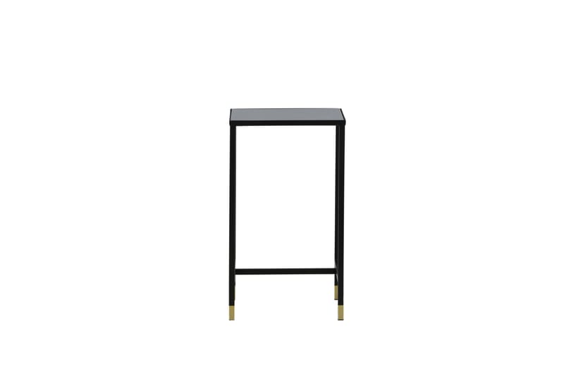 Dipp Sängbord 40 cm Marmormönster - Glas/Svart/Grå - Products - Möbler - Bord & matgrupp - Avlastningsbord & sidobord - Sängbord & nattduksbord