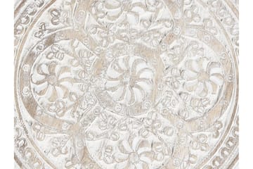 Drusilla Sidobord 45 cm - Ljust trä/Vit - Products - Möbler - Bord & matgrupp - Avlastningsbord & sidobord - Brickbord & småbord