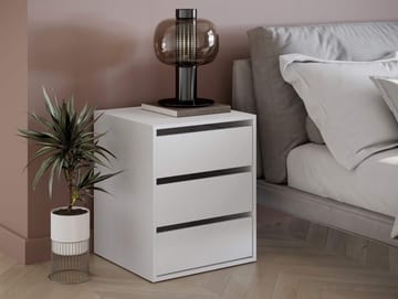 Einar byrå 13 - Vit - Vit - Products - Möbler - Bord & matgrupp - Avlastningsbord & sidobord - Sängbord & nattduksbord