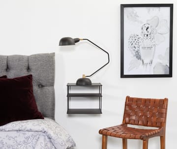 Elliot vägghängt sängbord - Svart - Matt svart - Products - Möbler - Bord & matgrupp - Avlastningsbord & sidobord - Sängbord & nattduksbord