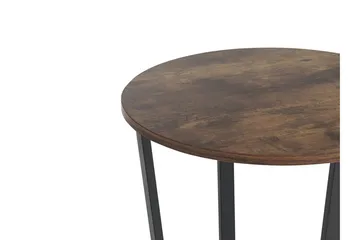 Emmalee Sidobord 50 cm - Mörkt trä/Svart - Products - Möbler - Bord & matgrupp - Avlastningsbord & sidobord - Brickbord & småbord