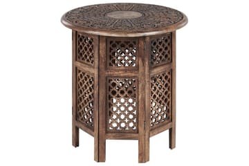 Fayola Sidobord 53 cm - Mörkt trä - Products - Möbler - Bord & matgrupp - Avlastningsbord & sidobord - Brickbord & småbord