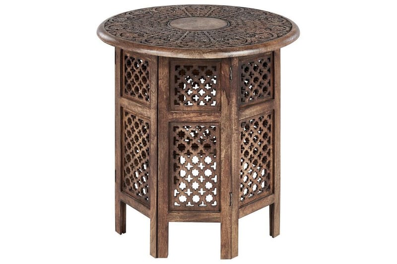 Fayola Sidobord 53 cm - Mörkt trä - Products - Möbler - Bord & matgrupp - Avlastningsbord & sidobord - Brickbord & småbord