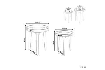 Finbar Satsbord 40 cm - Mörkt trä - Products - Möbler - Bord & matgrupp - Avlastningsbord & sidobord - Satsbord