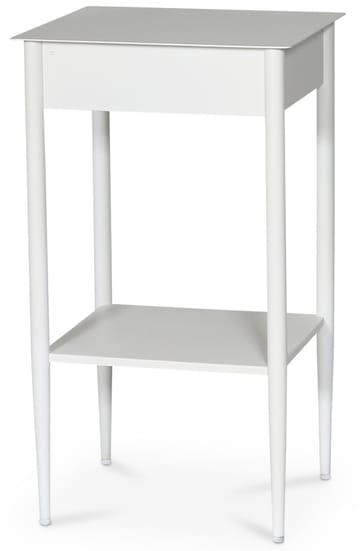 Flash sängbord - Vit metall / Mässing - Vit - Products - Möbler - Bord & matgrupp - Avlastningsbord & sidobord - Sängbord & nattduksbord