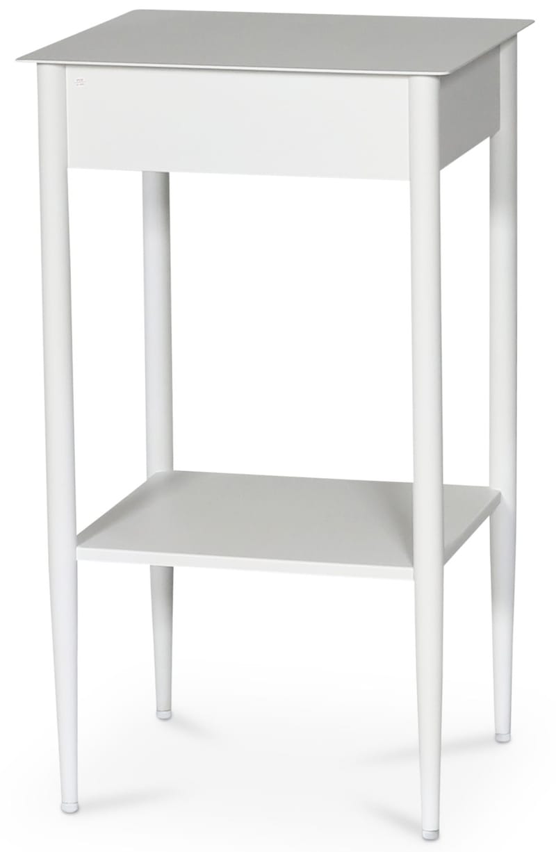 Flash sängbord - Vit metall / Mässing - Vit - Products - Möbler - Bord & matgrupp - Avlastningsbord & sidobord - Sängbord & nattduksbord