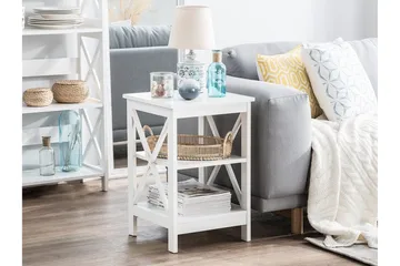 Foster Sidobord 40 cm - Vit - Products - Möbler - Bord & matgrupp - Avlastningsbord & sidobord - Brickbord & småbord