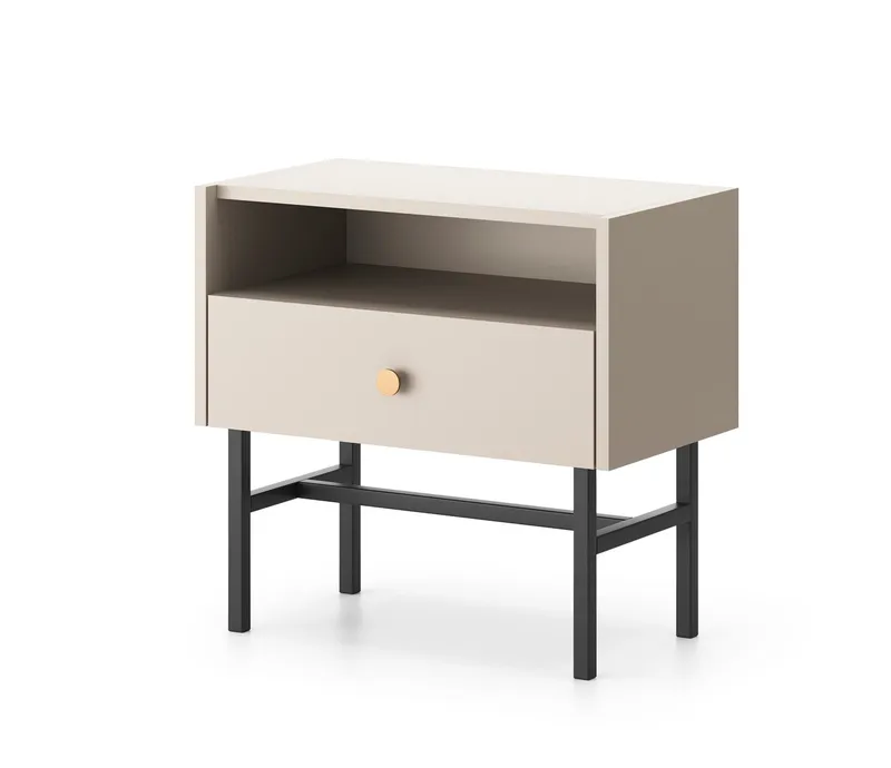 Francisca Sängbord 55 cm - Cashmere - Products - Möbler - Bord & matgrupp - Avlastningsbord & sidobord - Sängbord & nattduksbord